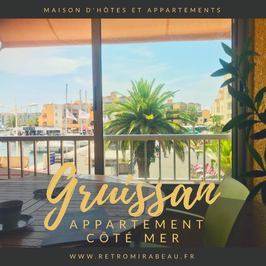 Retromirabeau "Cote Mer" - 29M2 - Lumineux - Terrasse Loggia - Vue Marina - Parking Securise - 2 A 3 Pers - Emplacement Top - Cheques Vacances Connect 그륏상 외부 사진